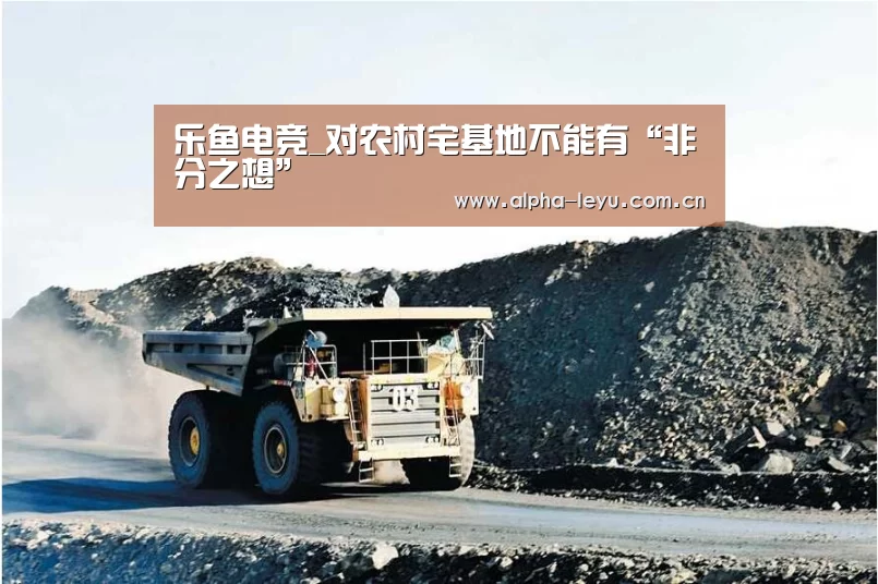 乐鱼电竞_对农村宅基地不能有“非分之想”(图1) 乐鱼电竞